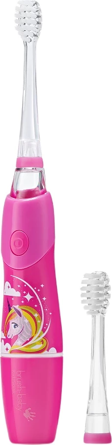 Otroška električna zobna ščetka KidzSonic Unicorn 3+ Brush-Baby, 1 kos