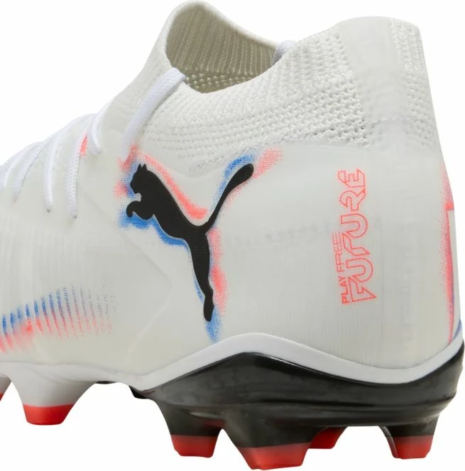 Nogometni čevlji Puma Future 8 Match FG/AG M 108593 01, moški, beli-oranžni