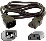 Napajalni kabel za omaro Cisco KAB CABINET JUMPER POWER CORD 250, črn