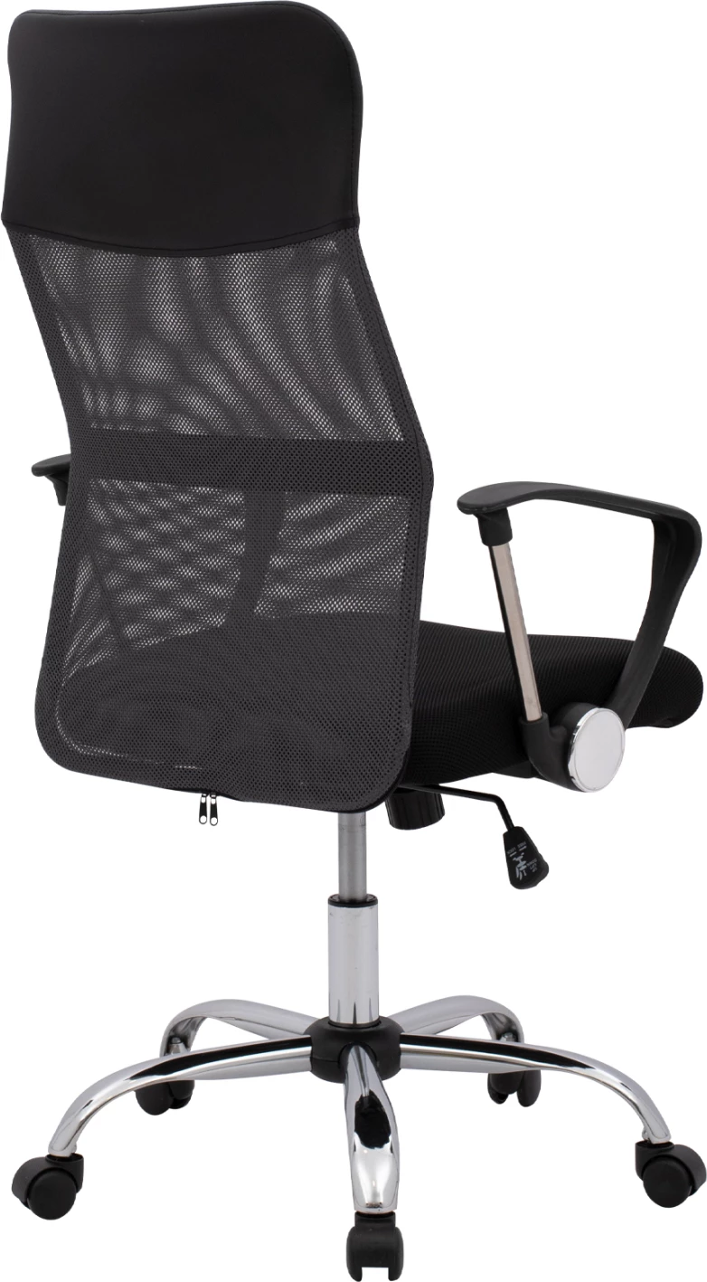 Pisarniški stol CABLE FH1000.10 Črna Siva Mreža kromirana noga 61x58x118