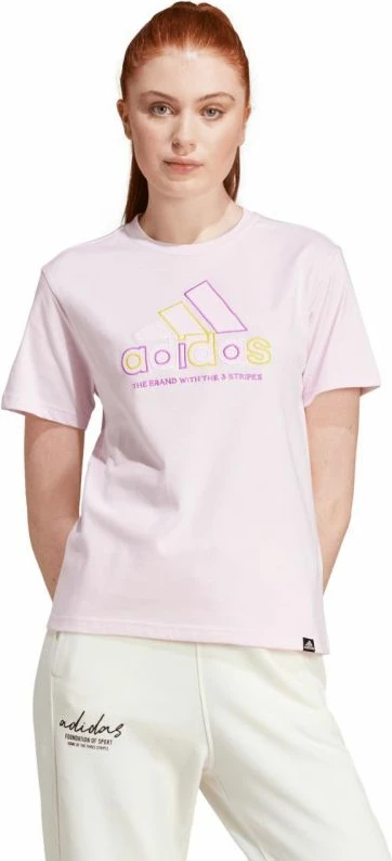 Majica adidas ženska, rožnata