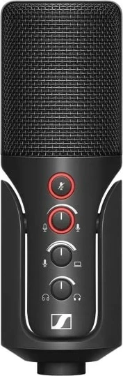 Kondenzatorski mikrofon za pretakanje, Sennheiser Profile Streaming Set, z nastavljivim ročajem, USB-C, črn