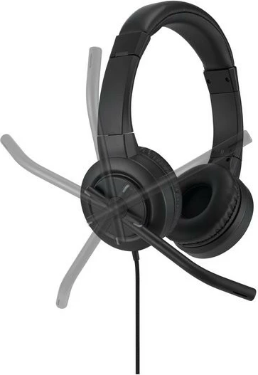 Slušalke z mikrofonom, USB-C, črne Kensington H1000